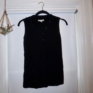 Black Sleeveless Banana Republic Blouse